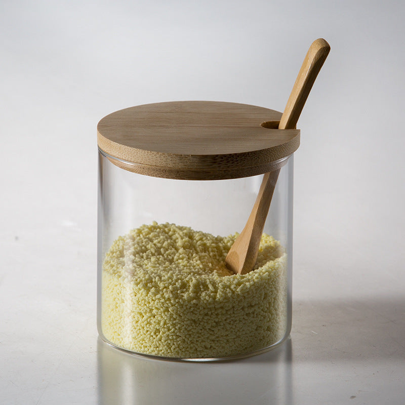 Elegant Glass Spice & Seasoning Storage Jar – Keep Your Kitchen Fresh & Organized!