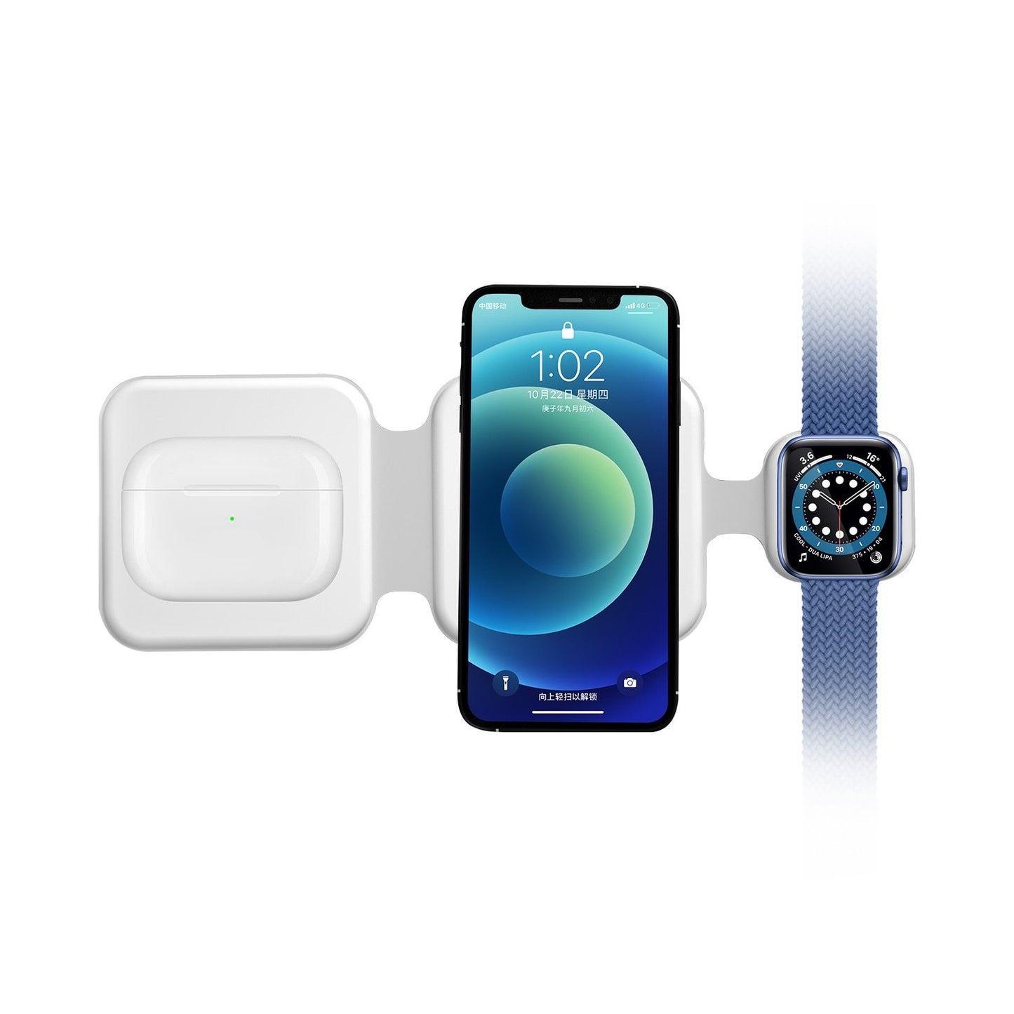 3-in-1 Magnetic Foldable Wireless Charger—Power Up Anytime, Anywhere!