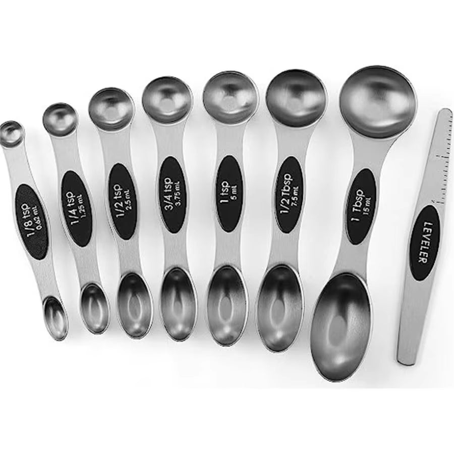 π Effortless Precision in Every Pinch β 8-Piece Magnetic Measuring Spoon Set