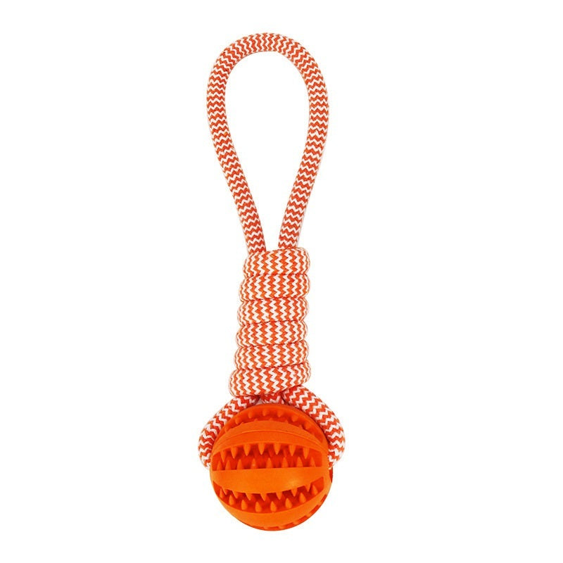 TugNChew Interactive Rope Ball – The Ultimate 2-in-1 Dog Toy