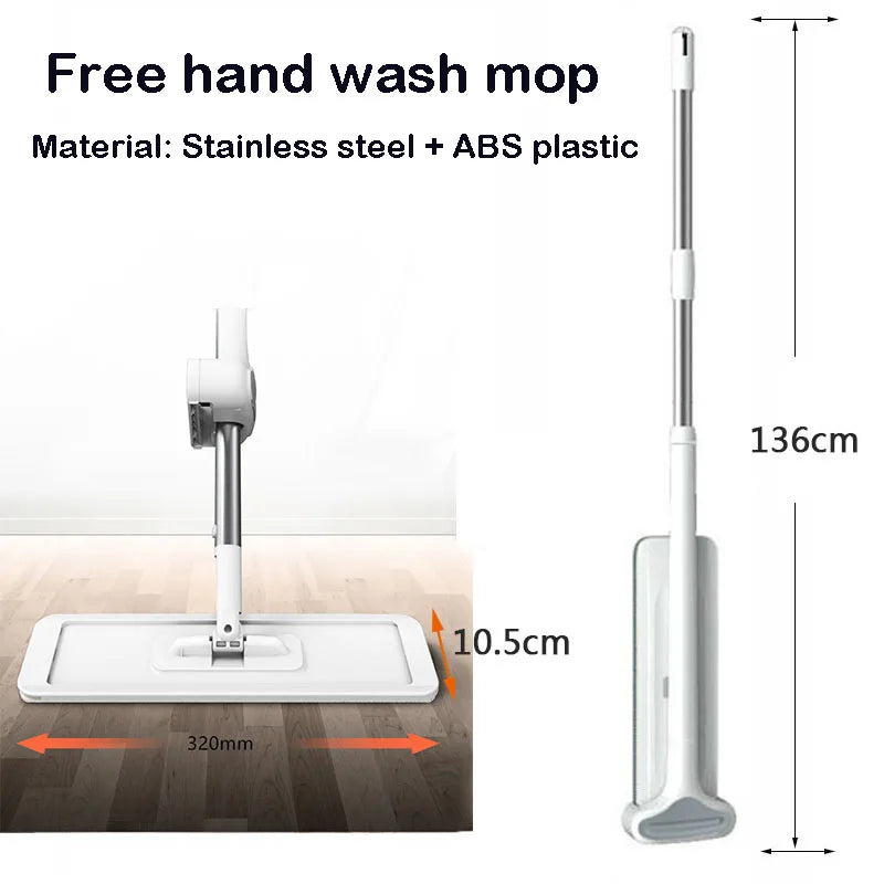 🧼 Revolutionize Your Cleaning Routine with the Magic Hands-Free Squeeze Mop