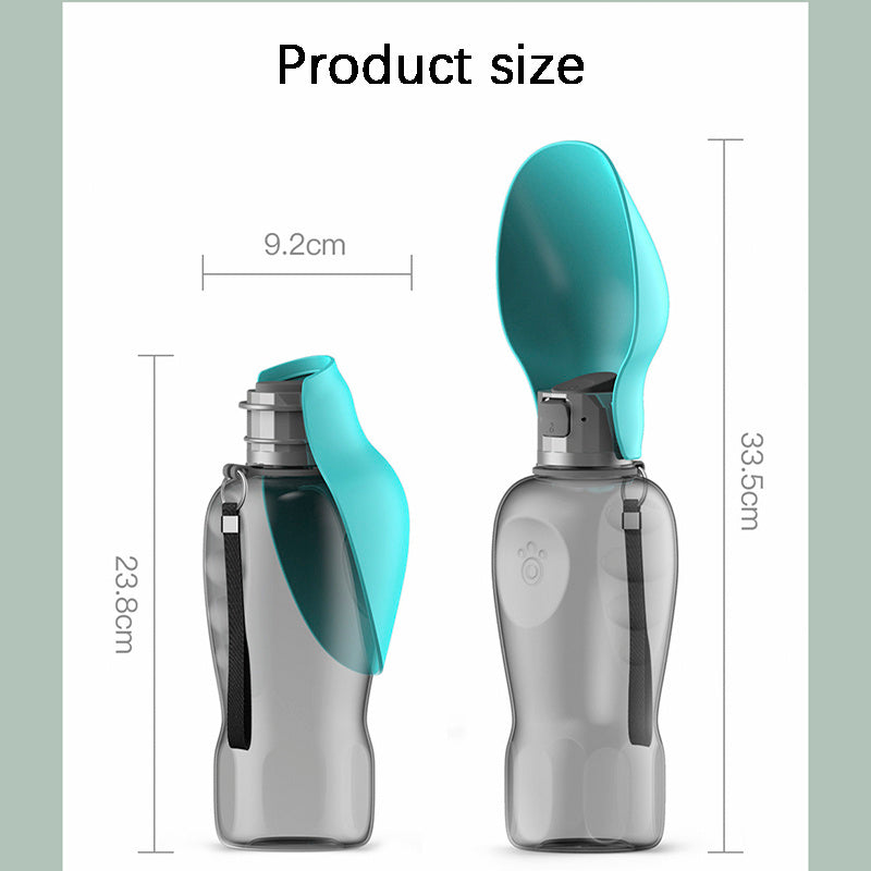 The Ultimate 800ML Portable Dog Water Bottle