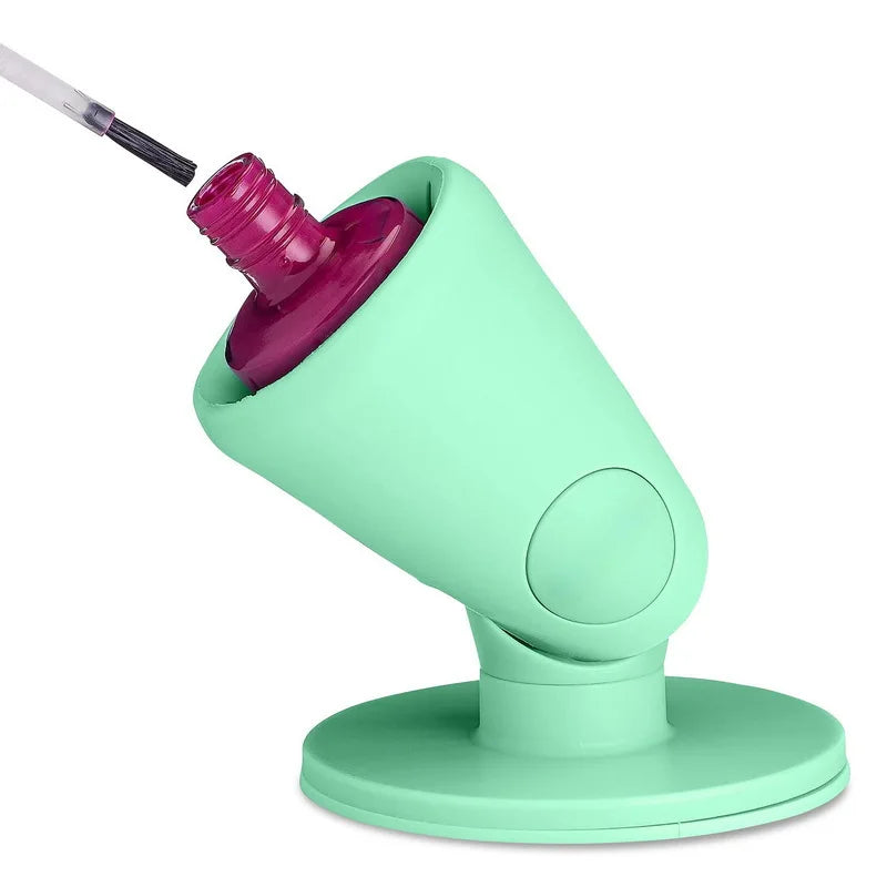 💅 SteadyGlow™ Silicone Nail Polish Holder – Anti-Spill Manicure Stand for Effortless Nail Art
