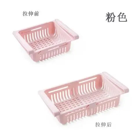 🧊 Maximize Your Kitchen Space – Multi-Functional Refrigerator Storage Basket