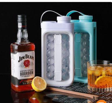 Chill & Sip: 2-in-1 Ice Ball Maker & Water Kettle