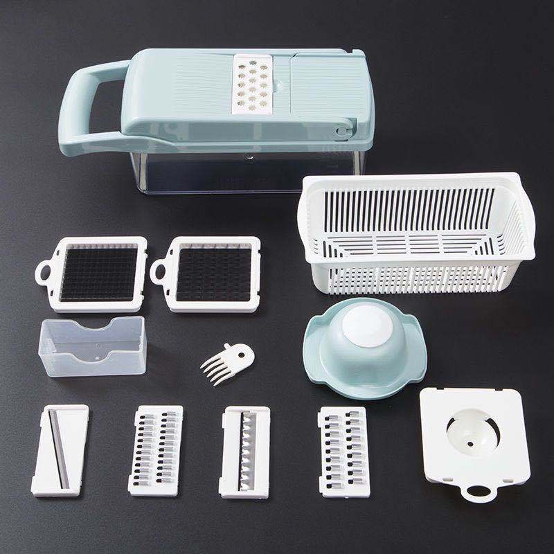 7-in-1 Multifunctional Vegetable Cutter – Effortless Slicing, Dicing & Shredding!