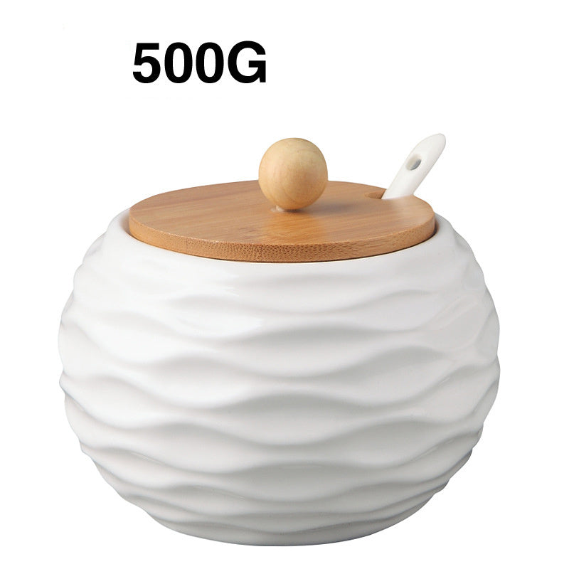 OrientalSpice Ceramic Storage Jars – Elegant Chinese-Inspired Kitchen Collection