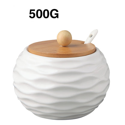 OrientalSpice Ceramic Storage Jars – Elegant Chinese-Inspired Kitchen Collection