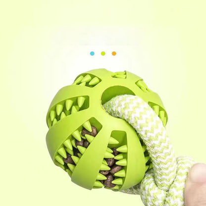 TugNChew Interactive Rope Ball – The Ultimate 2-in-1 Dog Toy
