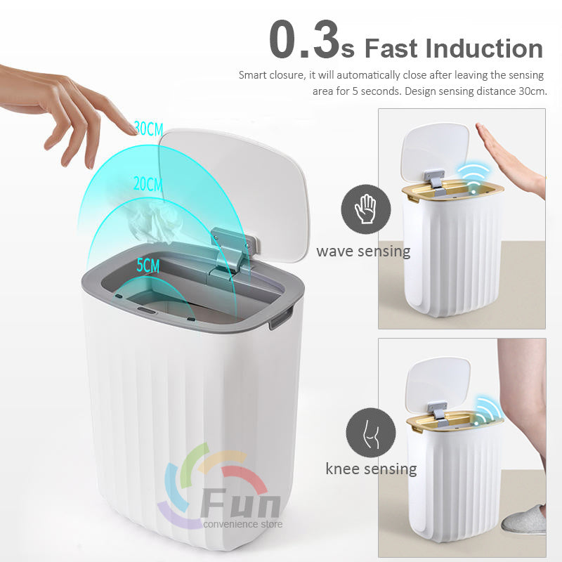 SmartSense Touch-Free Trash Can – Hygienic, Odor-Free, & Hassle-Free Waste Disposal