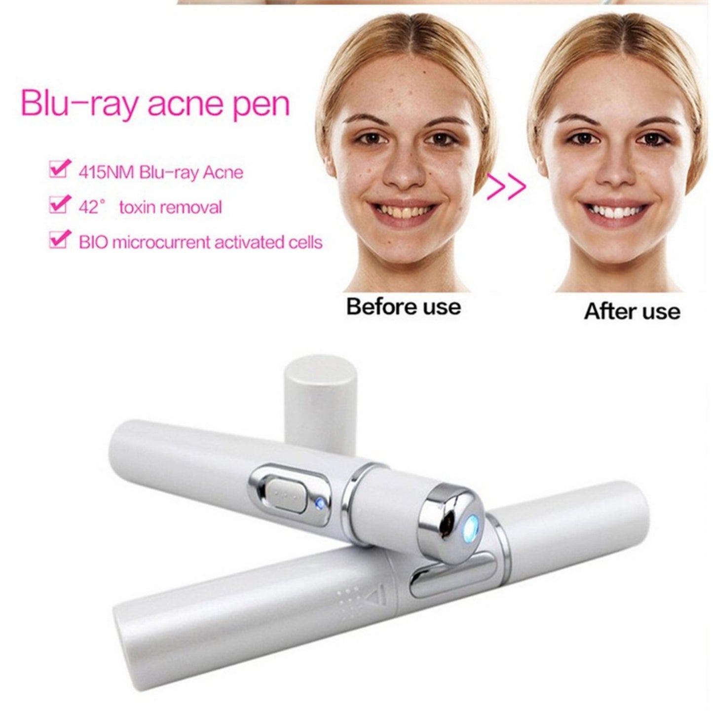 ClearGlow Blue Light Therapy Pen