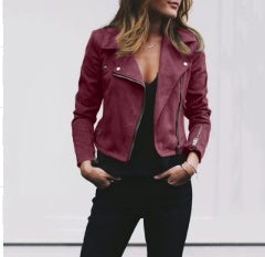 UrbanEdge™ Diagonal Zip Lapel Jacket – Bold Looks, Effortless Cool