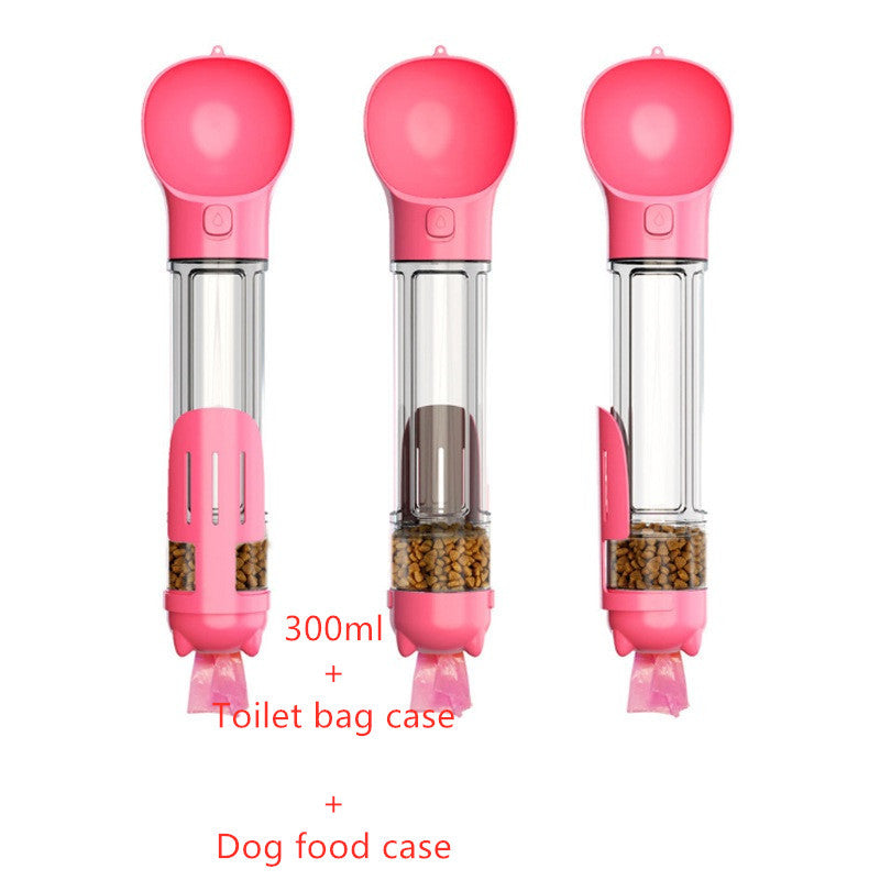 Portable 3-in-1 Pet water Bottle