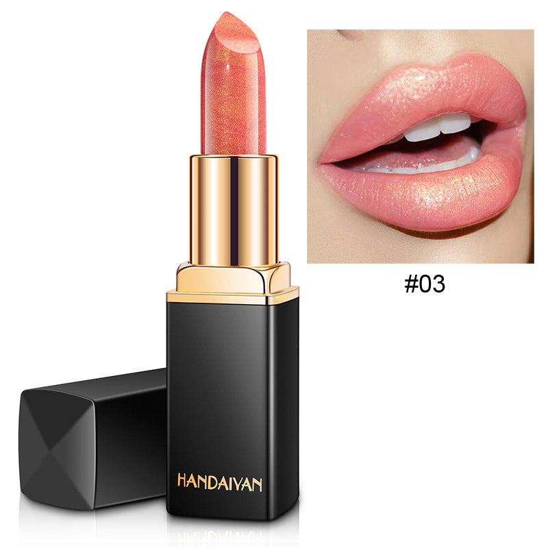 LustrousGlow Metallic Lipstick