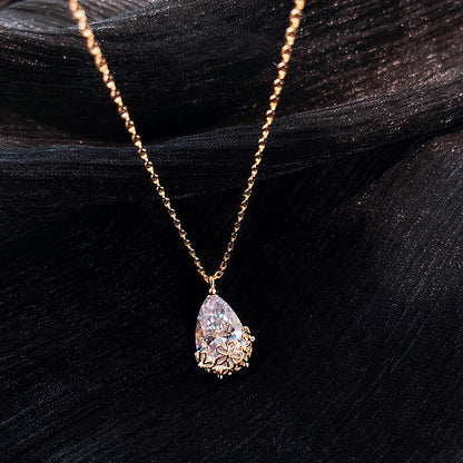 LumiDrop Crystal Pendant Necklace