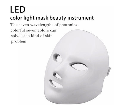 LumiGlow 7-Color LED Facial Mask