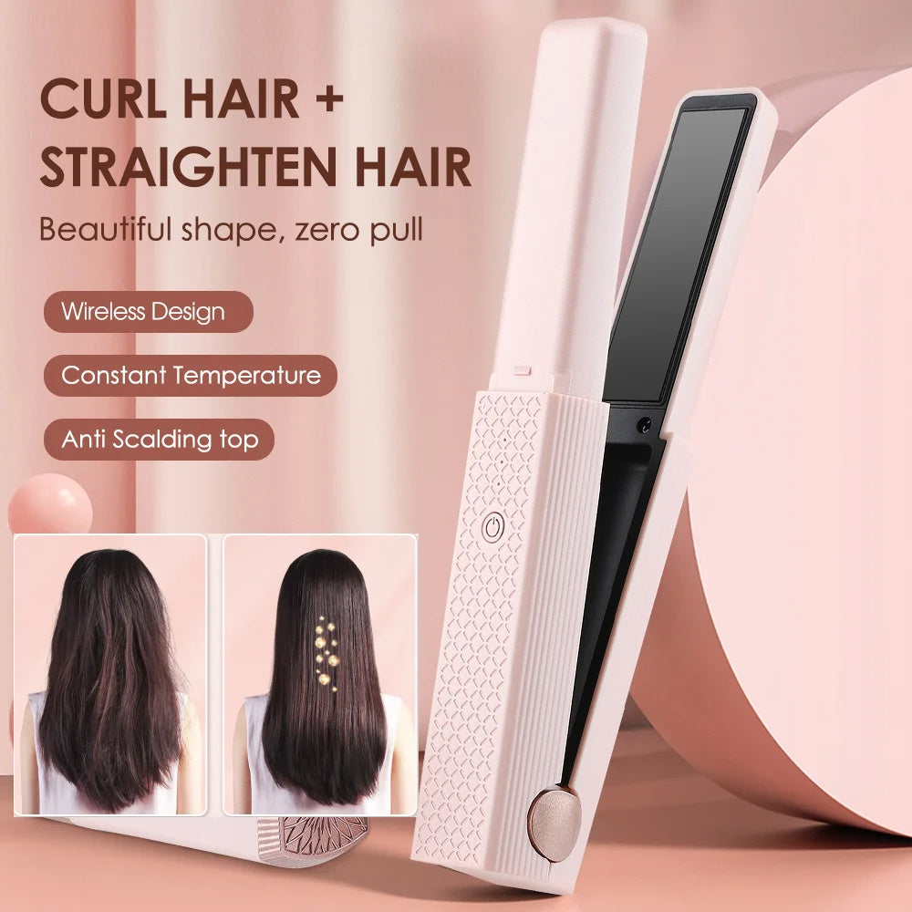 Salon-Perfect Hair, Anytime, Anywhere – The Ultimate Cordless Hair Straightener!