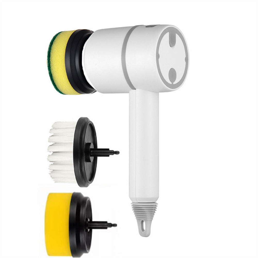 Effortless Electric Cleaning Brush—Powerful, Wireless & USB Rechargeable Scrubber for Dishes & More! ✨