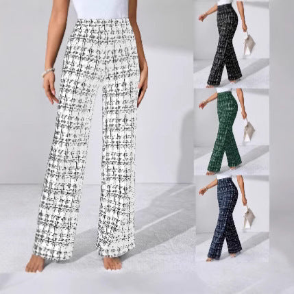 ClassicCheck Straight Leg Trousers—Timeless Plaid Meets Modern Comfort