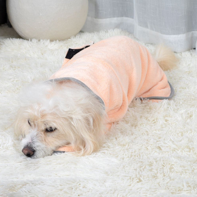 DryPaws Microfiber Pet Bathrobe – 4-in-1 Comfort Solution