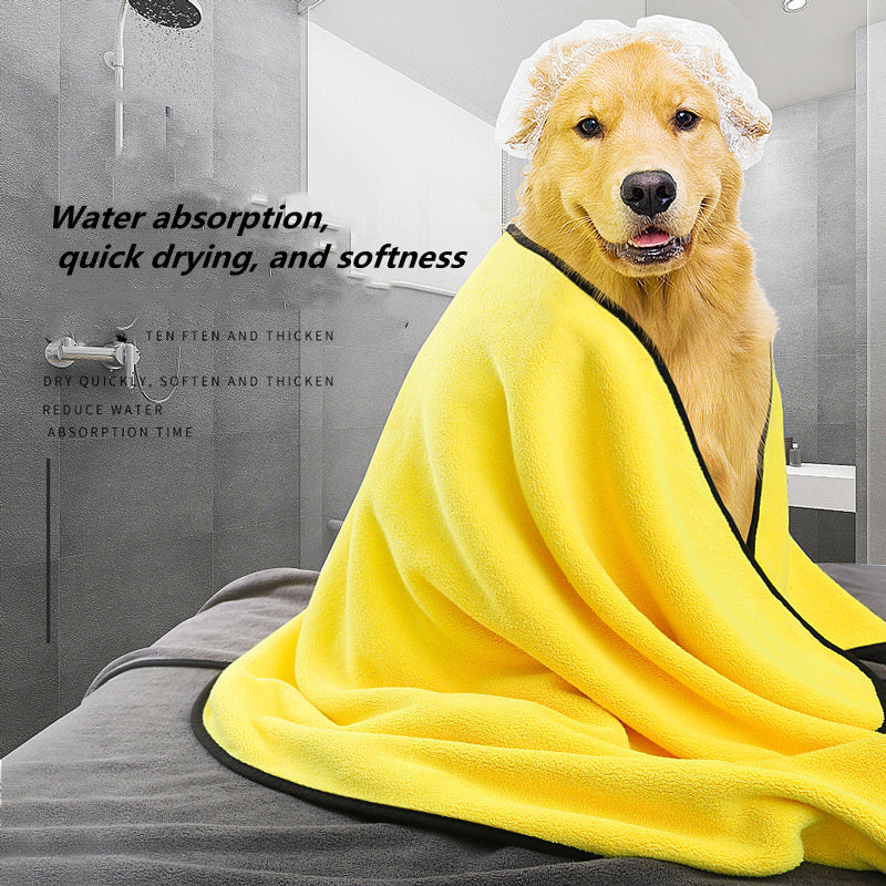 QuickDry Comfort Robe – Ultra-Absorbent Microfiber Pet Towel