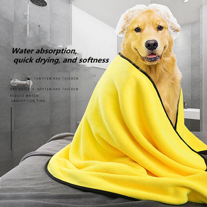 QuickDry Comfort Robe – Ultra-Absorbent Microfiber Pet Towel