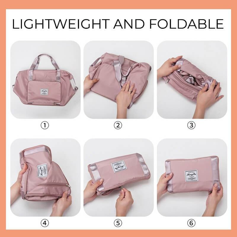 ️ The Ultimate Foldable, Waterproof Gym, Travel & Shopping Bag—Your All-in-One Carryall!
