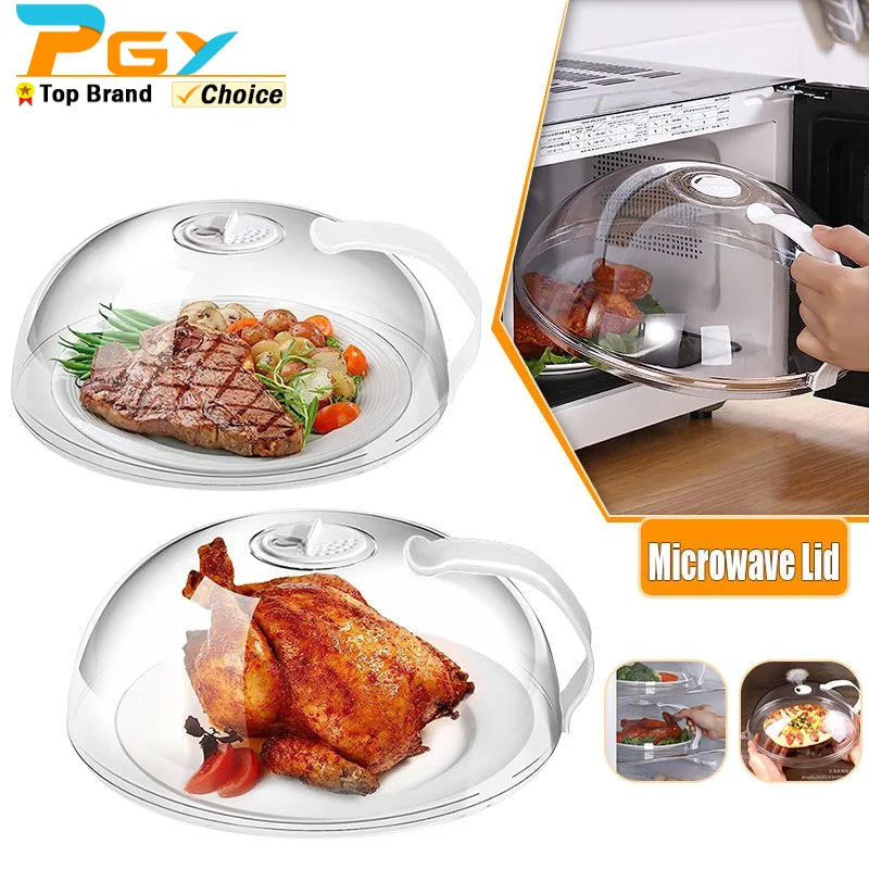 🔥 CleanWave™ Microwave Splatter Cover – Keep Your Microwave Spotless!