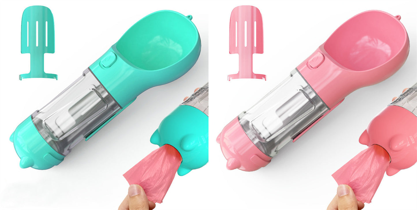 Portable 3-in-1 Pet water Bottle