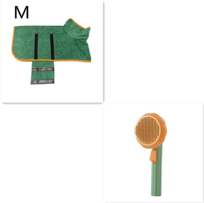 PetGlow Self-Cleaning Cat & Dog Grooming Brush