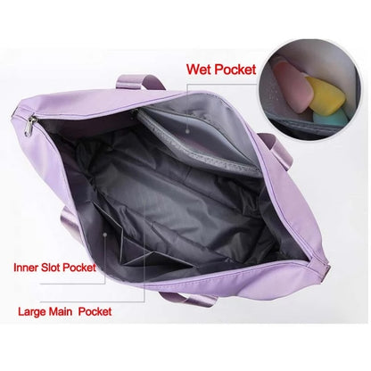 ️ The Ultimate Foldable, Waterproof Gym, Travel & Shopping Bag—Your All-in-One Carryall!