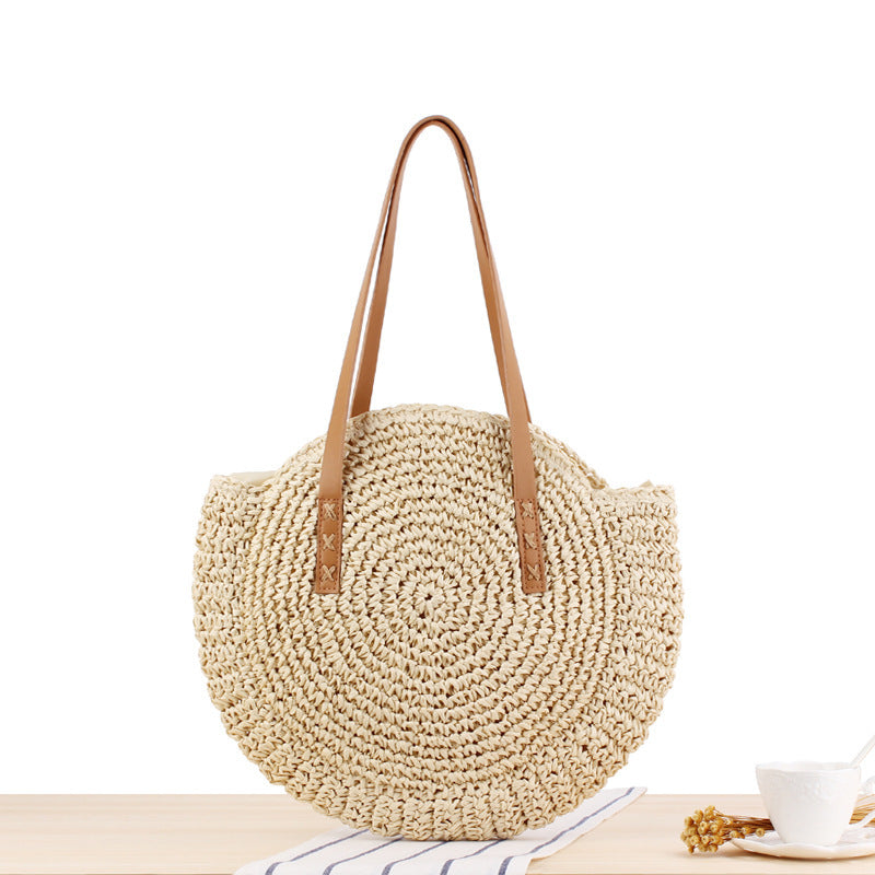 Chic Straw Beach Bag