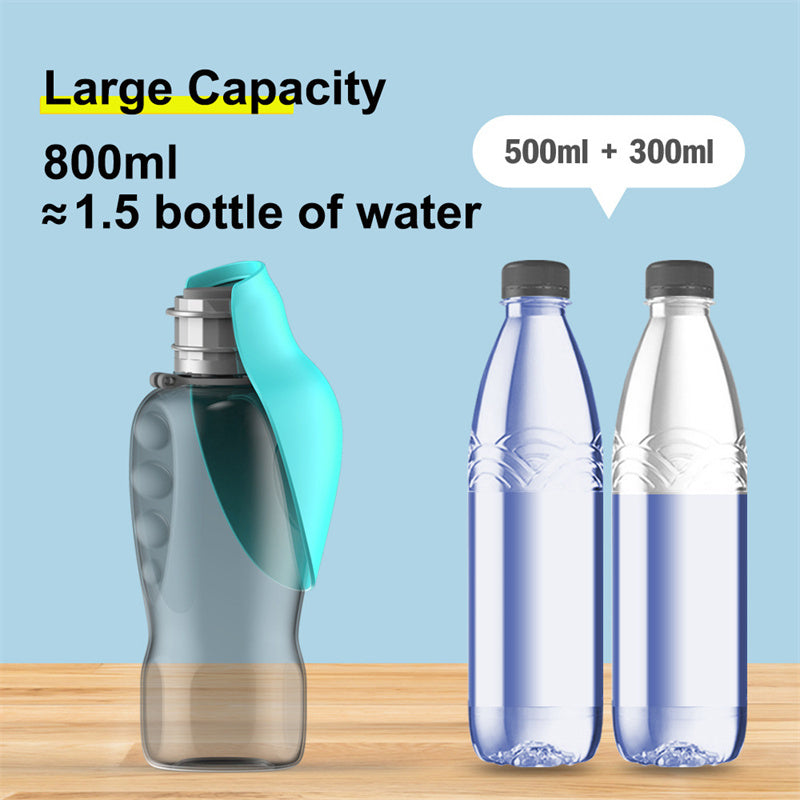 The Ultimate 800ML Portable Dog Water Bottle