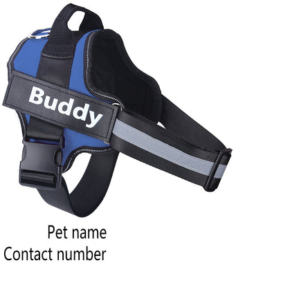 Personalized Breathable Dog Harness Vest