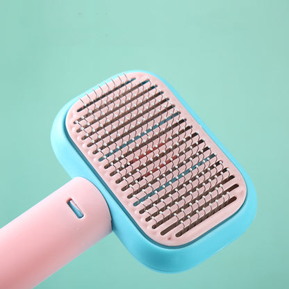 Pet Hair Brush & Massage Comb – The Ultimate Grooming Tool for Cats & Dogs