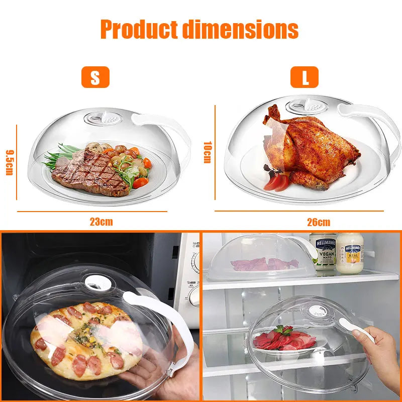 🔥 CleanWave™ Microwave Splatter Cover – Keep Your Microwave Spotless!