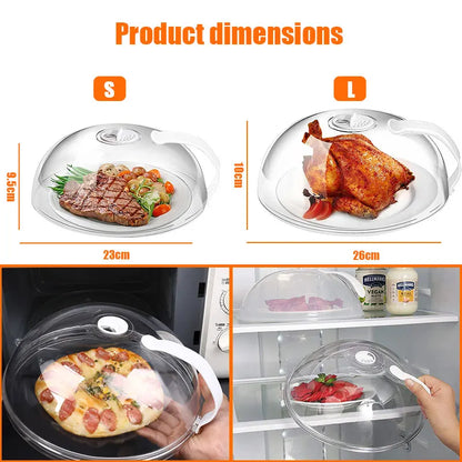 🔥 CleanWave™ Microwave Splatter Cover – Keep Your Microwave Spotless!