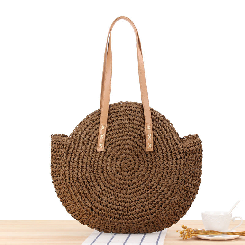 Chic Straw Beach Bag