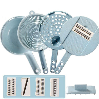 Ultimate 8-in-1 Vegetable Slicer & Grater – Speed Up Meal Prep, Effortless Cutting, & Mess-Free Cooking! ️