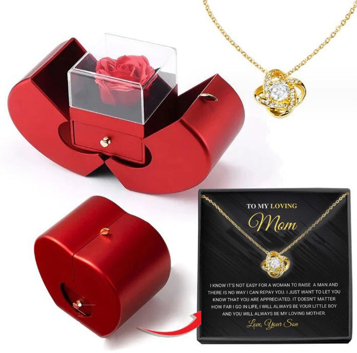 Eternal Rose Necklace Gift