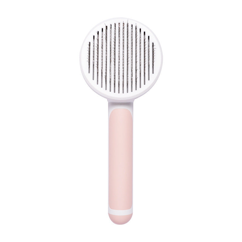 PetGlow Self-Cleaning Cat & Dog Grooming Brush
