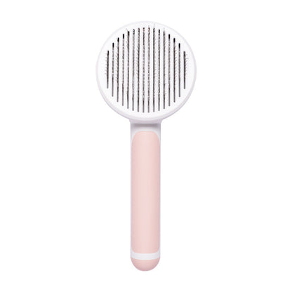 PetGlow Self-Cleaning Cat & Dog Grooming Brush
