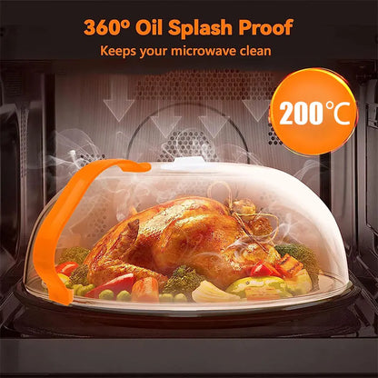 🔥 CleanWave™ Microwave Splatter Cover – Keep Your Microwave Spotless!