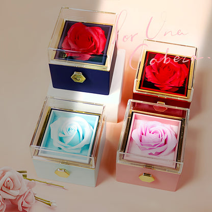 Rotating Rose Gift Box