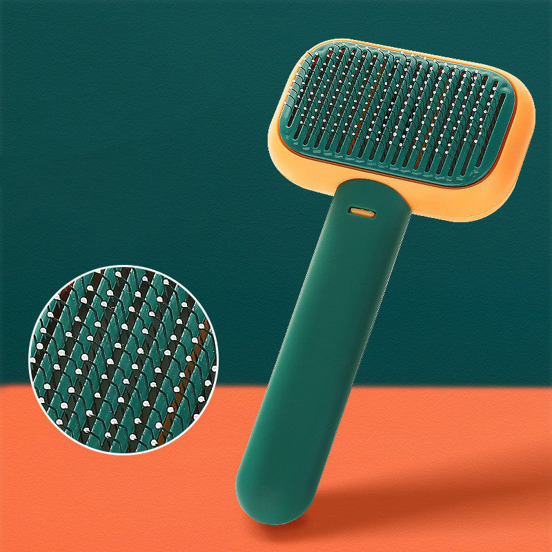 Pet Hair Brush & Massage Comb – The Ultimate Grooming Tool for Cats & Dogs