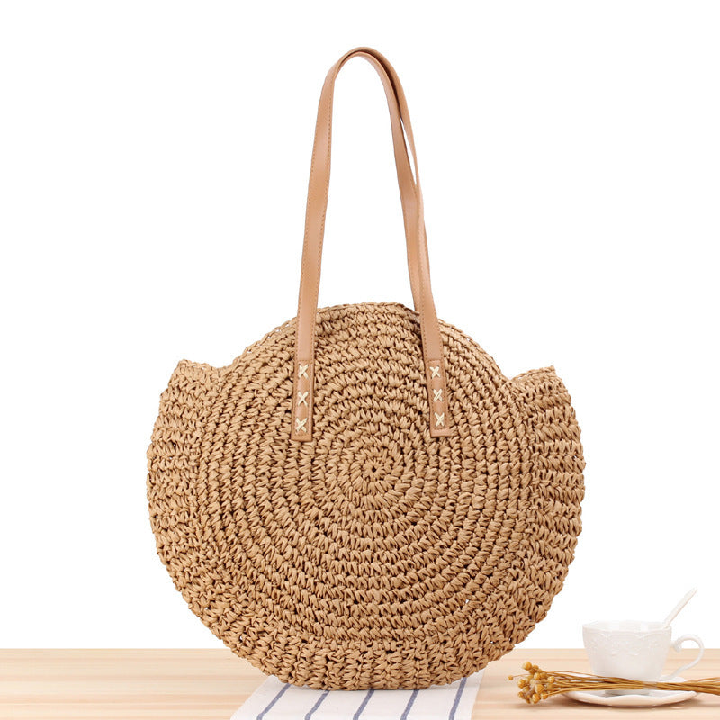 Chic Straw Beach Bag