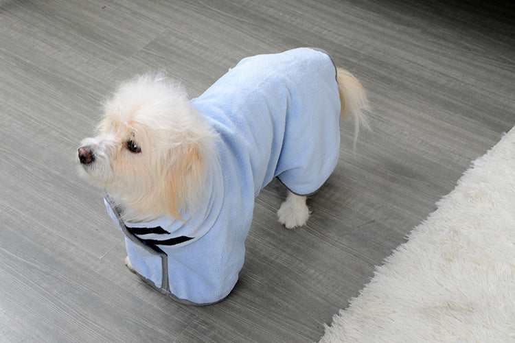 DryPaws Microfiber Pet Bathrobe – 4-in-1 Comfort Solution