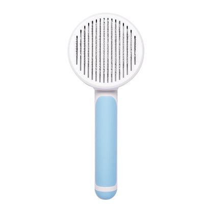 PetGlow Self-Cleaning Cat & Dog Grooming Brush