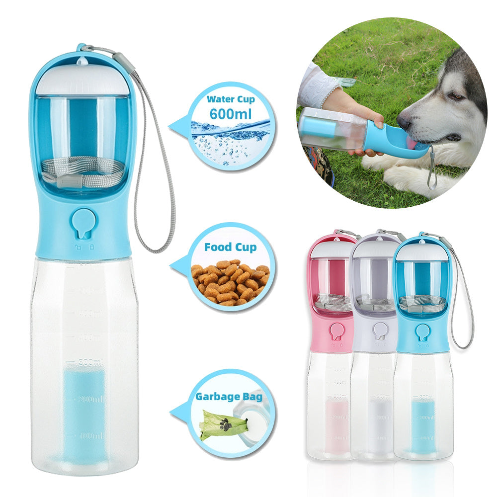 PawAdventure 3-in-1 600ML Pet TravelBuddy