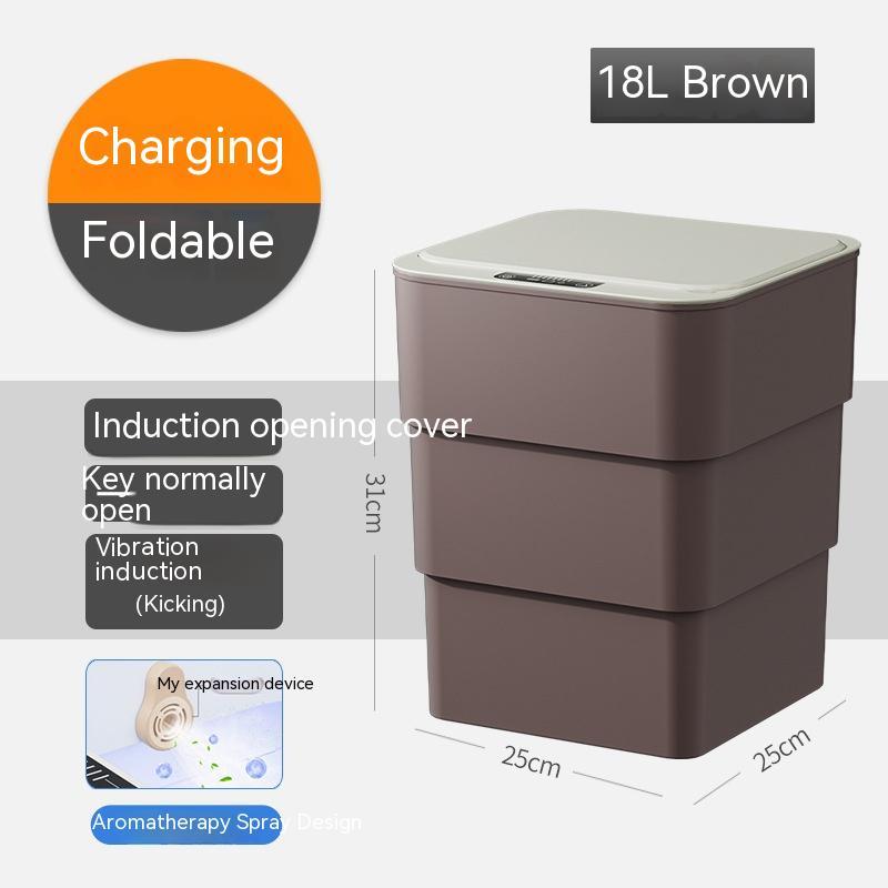 SmartSense Touch-Free Trash Can – Hygienic, Odor-Free, & Hassle-Free Waste Disposal